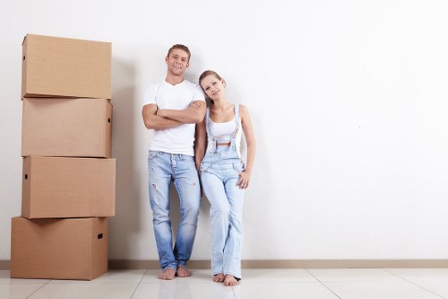 Man and van pricing for a local move with boxes and furniture