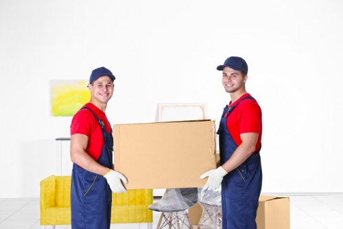 Professional removal team planning a Camdentown house move