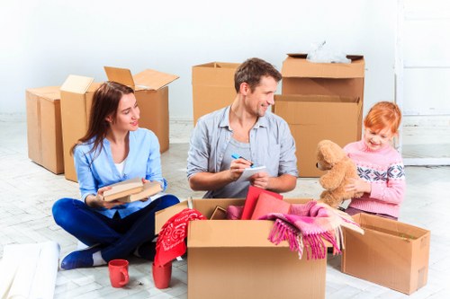 House removals team planning a move in Camdentown