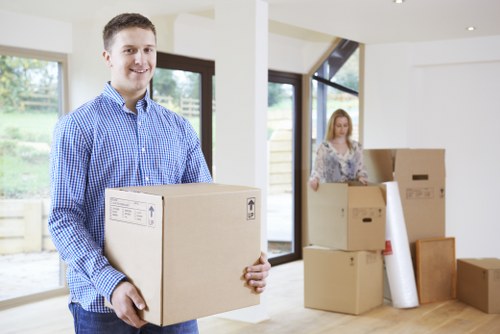 Professional movers loading furniture for a Camdentown house removal