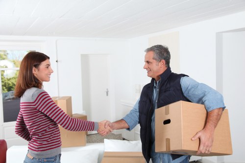 Moving team assisting with a flat move in Camdentown