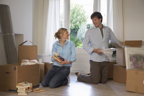 Organised flat removal packing materials for a Camdentown apartment move