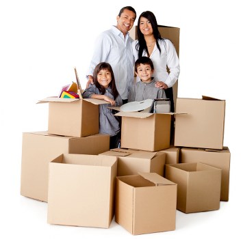 Camdentown moving service handling packed boxes